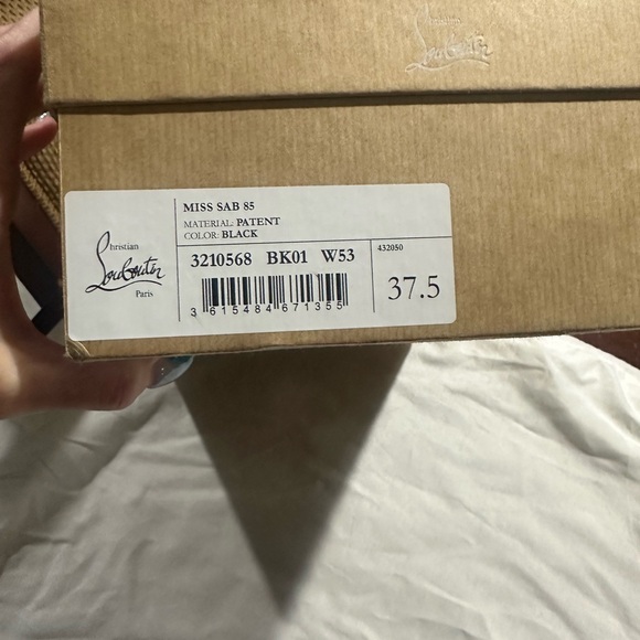 Christian Louboutin Black Patent Leather Heels - Picture 9 of 10